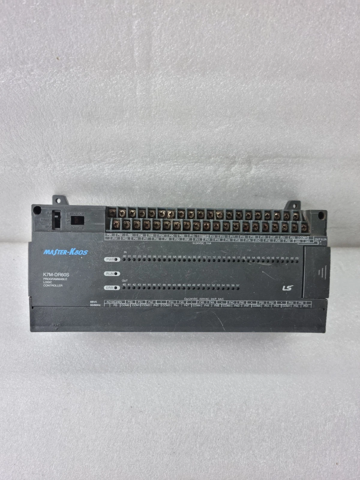 LS MASTER-K80S K7M-DR60S PROGRAMMABLE LOGIC CONTROLLER